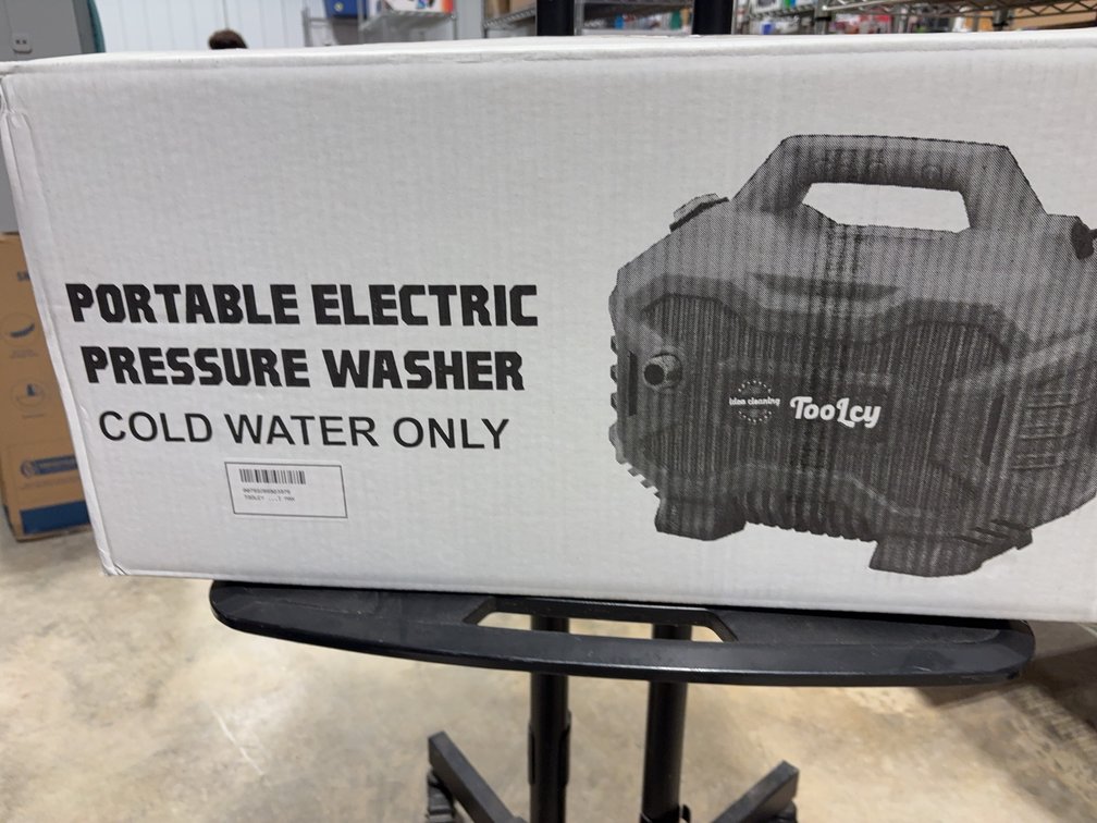 Tooley Portable Electric Pressure Washer 2030 PSI 1.6 GPM, Cold Water Only