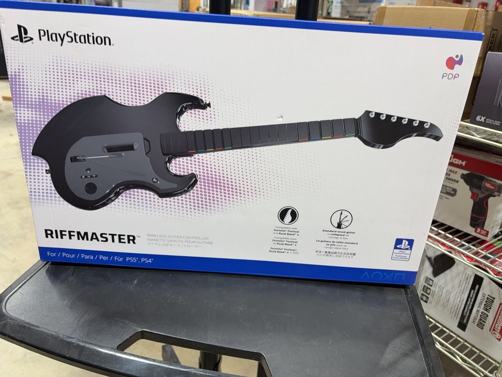 PDP Riffmaster Wireless Guitar Controller for PlayStation 5 and 4