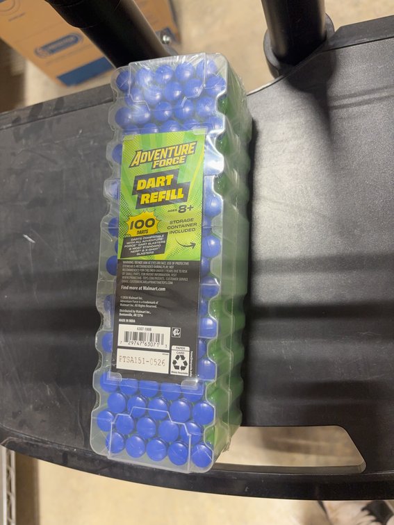 Adventure Force Dart Refill 100 Pack Blue-Tipped Foam Darts