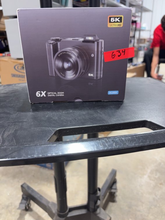 DC205X 5K Ultra HD Digital Camera with 6X Optical Zoom and 2.8" IPS Screen