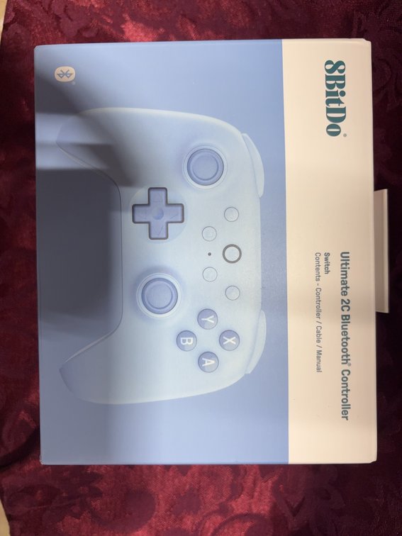 8BitDo Ultimate 2.4G Bluetooth Controller Blue for Switch with Dock & Manual