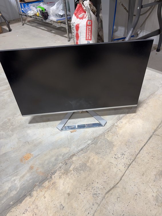 ViewSonic Flat Panel Computer Monitor With Silver Stand, Black, 27 Inch Approximate Size