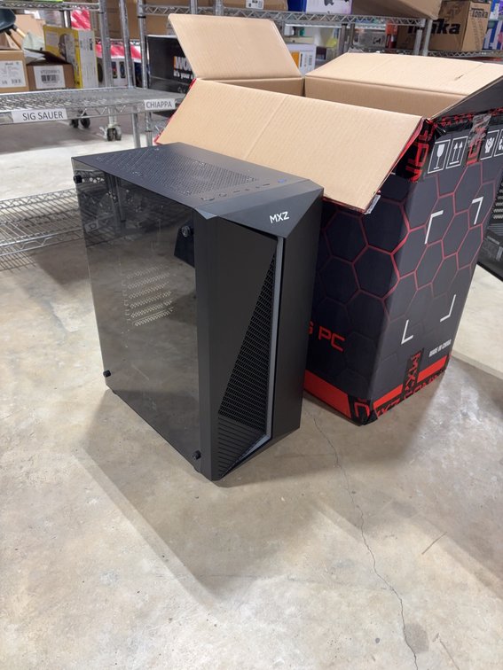 MXZ Gaming Computer, AMD Processor, ASRock B450M Motherboard, 450W Power Supply