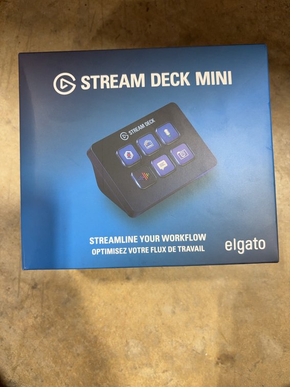 Elgato Stream Deck Mini 6-Key Customizable LCD Control Pad, New in Box