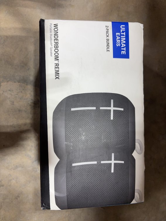 Ultimate Ears WONDERBOOM REMIX 2-Pack Bluetooth Speaker Bundle