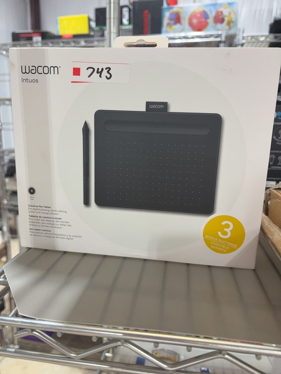 Wacom Intuos Graphics Tablet with Stylus and Software Included