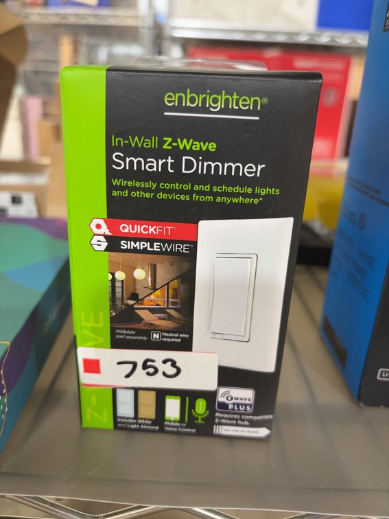 Enbrighten Z-Wave Plus In-Wall Smart Dimmer Switch QuickFit SimpleWire