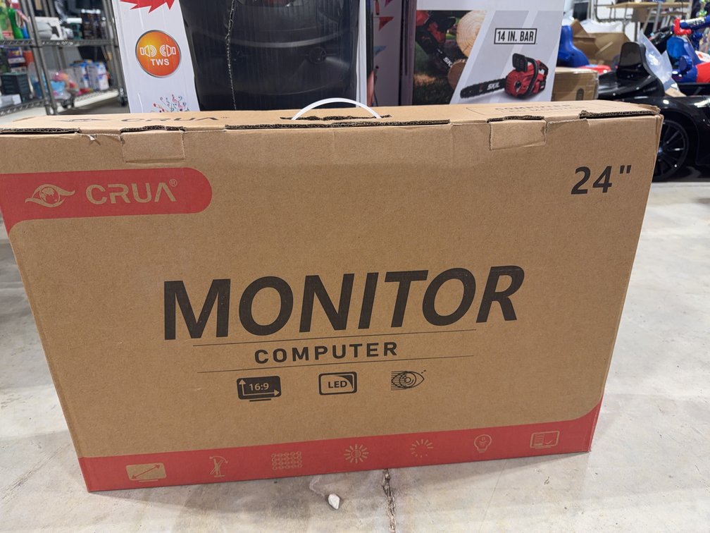 CRUA 24-Inch LED Computer Monitor, Model 24T5F, 16:9 Aspect Ratio