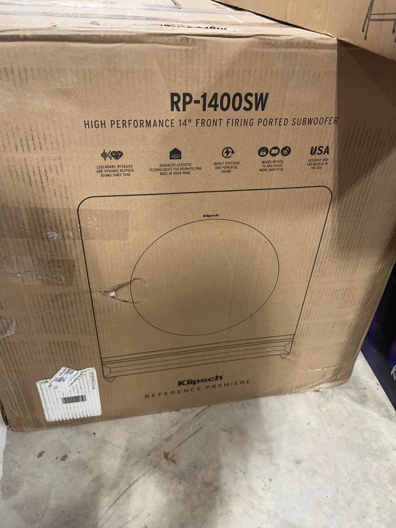 Klipsch RP-1400SW 14in Front Firing Ported Subwoofer Reference Premiere