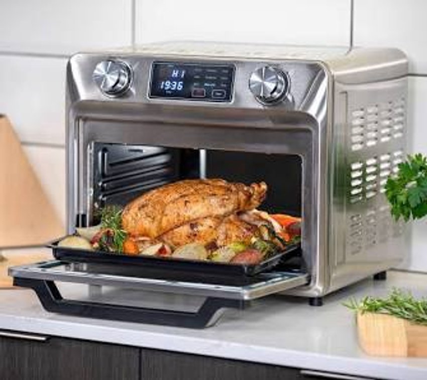 GreenPan Bistro 9-in-1 Air Fry Oven CC007671-001, Stainless Steel, New in Box