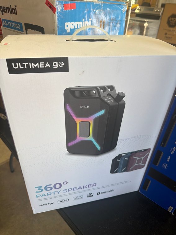 ULTIMEA Go 360° Party Speaker Bluetooth New in Box