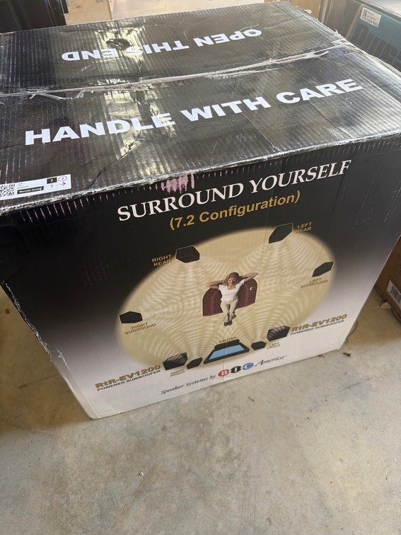 New Review 7.2 Channel Surround Sound System in Box Home Theater Audio Set