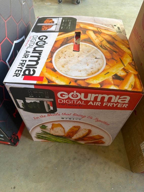 Gourmia Digital Air Fryer 7 Quart Capacity Serves 6+