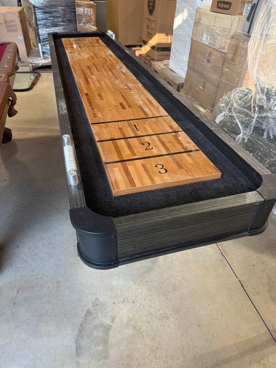 Barrington Billiards 9 Foot Shuffleboard Table With Accessories