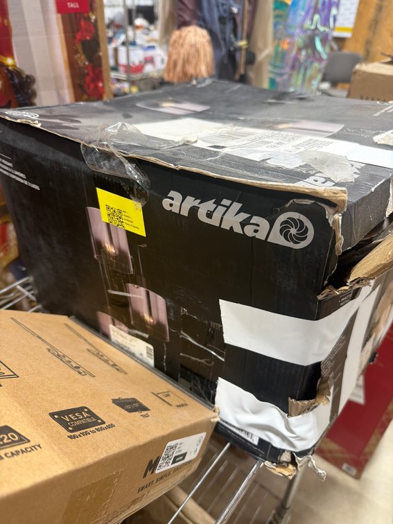 Artika Hanging Pendant Light, New in Box With Torn Packaging