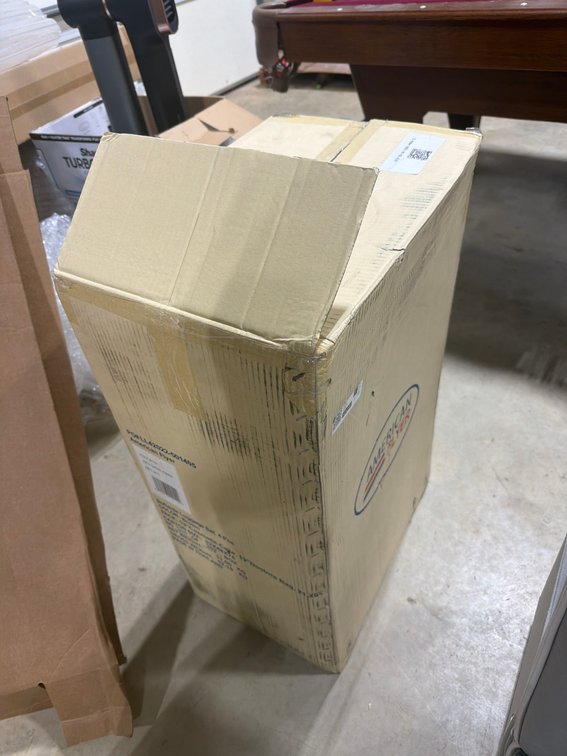 American Flyer Fleur-de-Lis Brown and Gold Softside Luggage Piece, New in Box