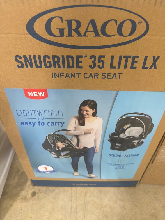 Graco SnugRide 35 Lite LX Infant Car Seat, Studio Fashion, New in Box