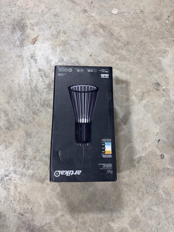 Artika Kiyo Integrated LED Table Lamp Black 19.2 In. Modern Lighting New In Box