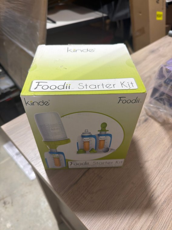Kiinde Foodii Starter Kit, New in Box, Feeding Storage System for Babies