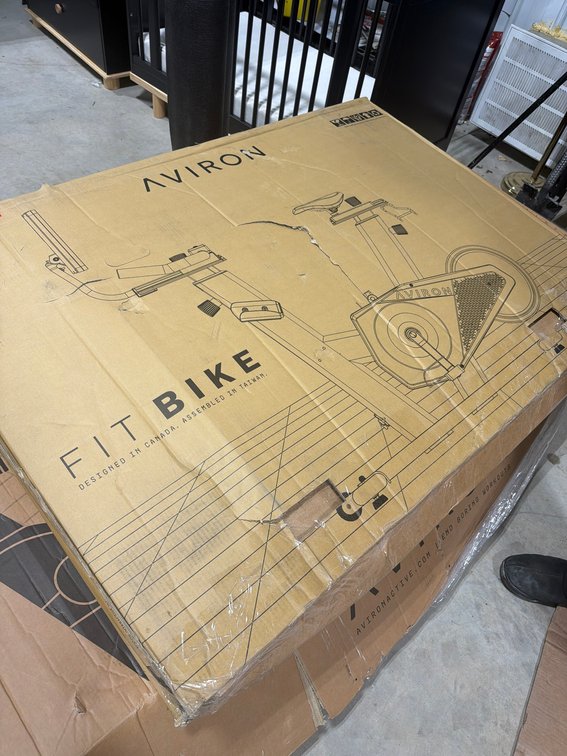 Aviron Fit Bike With Touchscreen, New In Box Exercise Bike