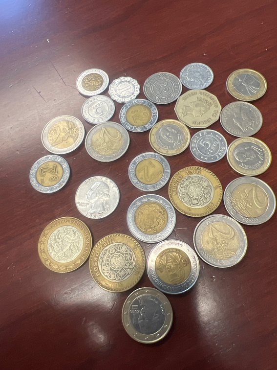 Multi-Country Coins with 1964 Quarter