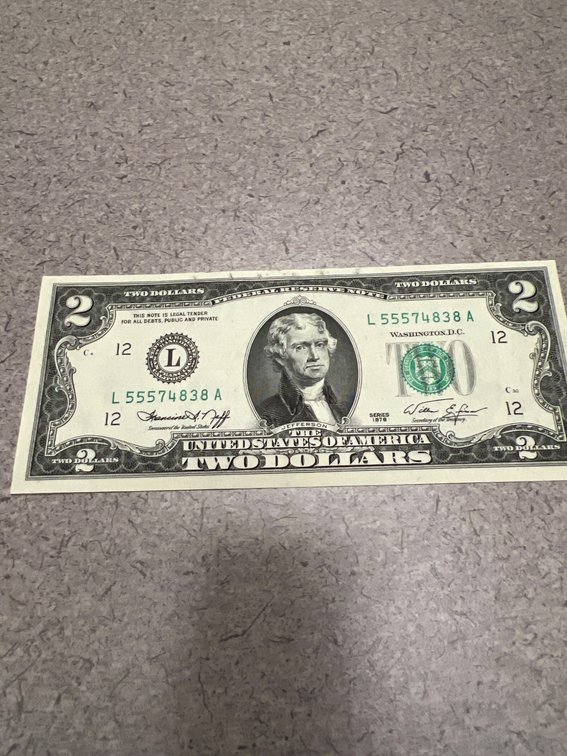 United States $2 Bill, Series 2003A