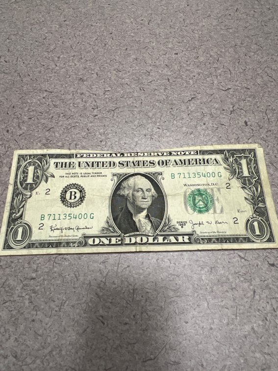 2003 One Dollar Federal Reserve Note