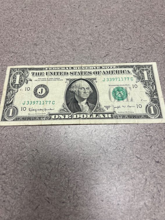 United States Series 2009 One Dollar Bill