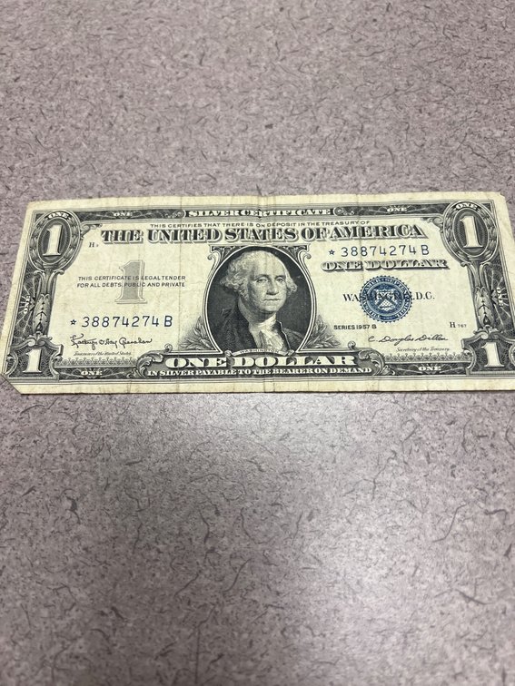 1935 US One-Dollar Silver Certificate Note