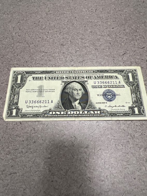 1935 One Dollar Silver Certificate Note