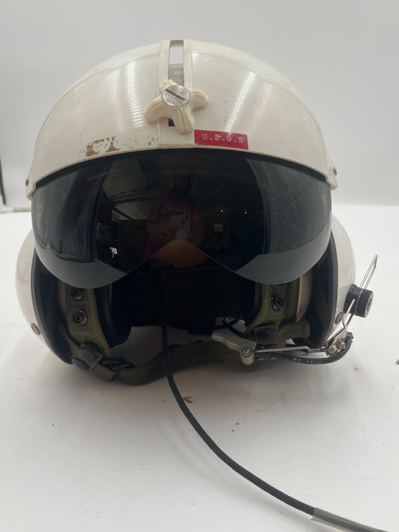 US Navy Flight Helmet with Integrated Communications