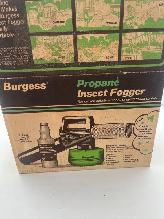Burgess Propane Insect Fogger in Original Box