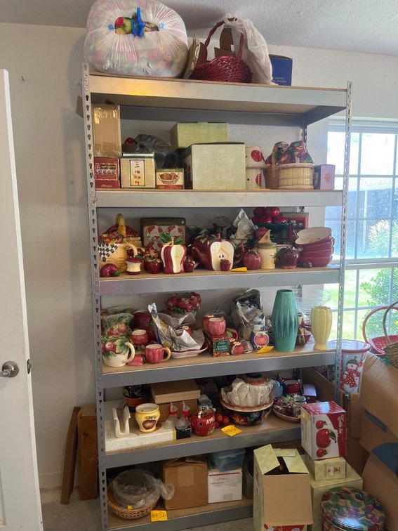 7 1/2 to 8 Foot Metal Storage Shelf Unit