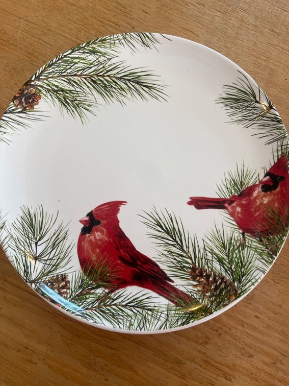 8 Cardinal-Themed Ceramic Plates