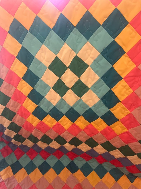 Patchwork Quilt in Queen or Full Size