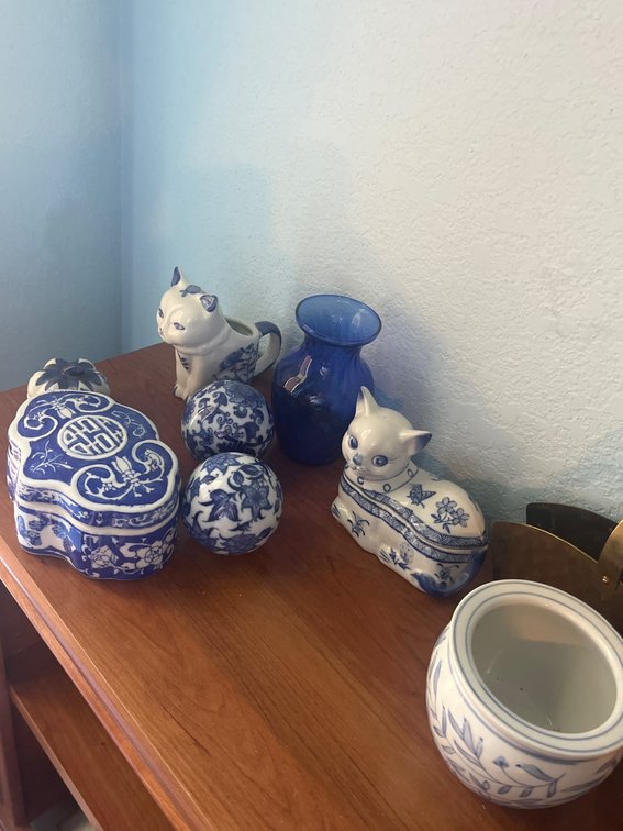 Blue and White Porcelain Decor Items