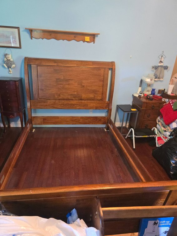 Klaussner Wooden Sleigh Bed Frame