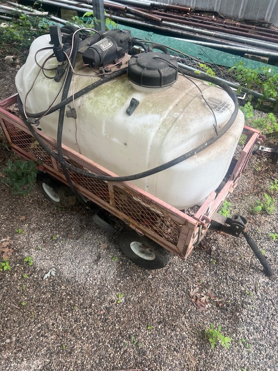 CountyLine Poly Tank Sprayer on Wheeled Cart