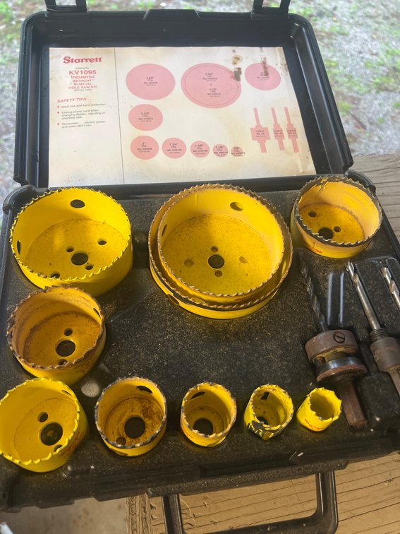 Starrett KV1095 Deluxe Electricians Hole Saw Kit