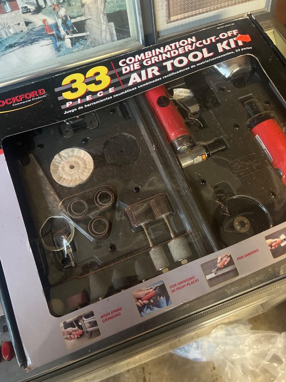 Rockford 33-Piece Combination Die Grinder and Air Tool Kit