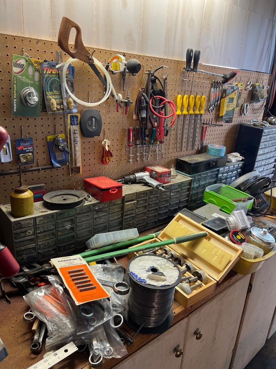 Workshop Tools and Hardware Storage