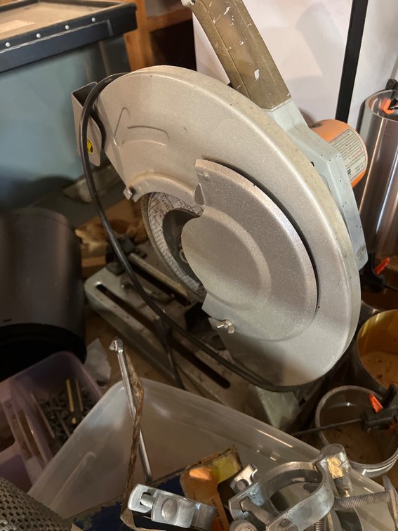 Chicago Electric Industrial Cutoff Saw with Hardware Accessories