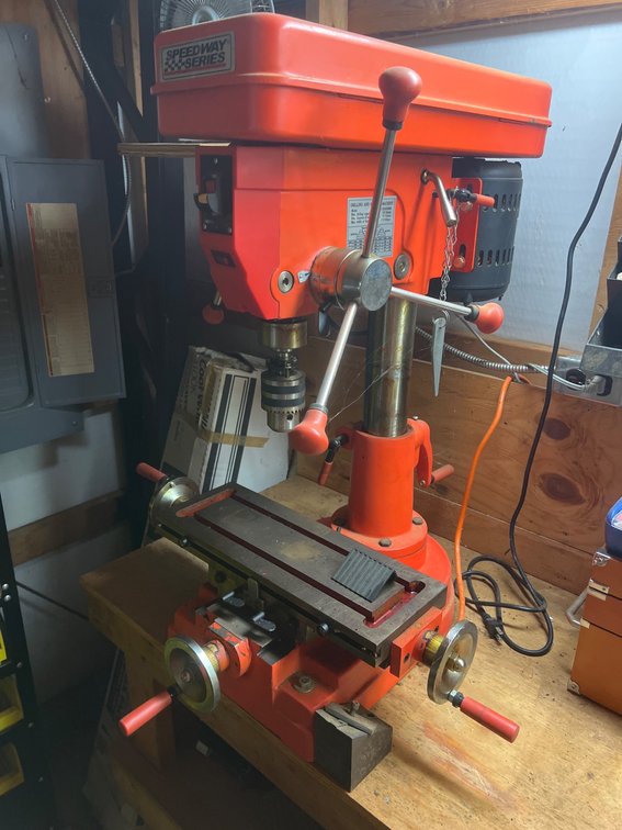 Speedway Series Drilling and Milling Machine with Single-Phase Induction Motor