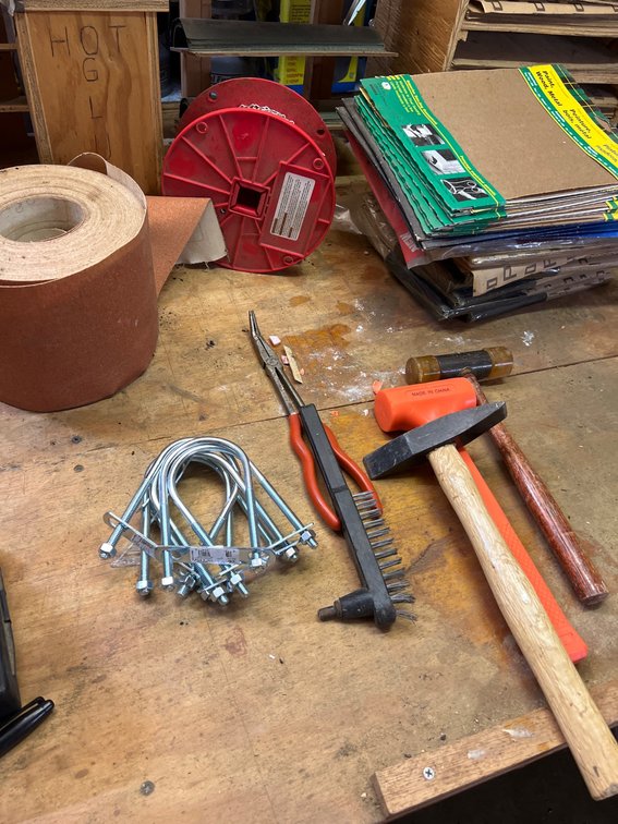 Workshop Tools and Supplies Assortment