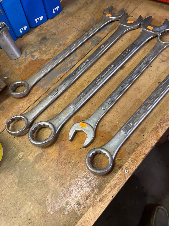 Everset Combination Wrenches in Various Sizes
