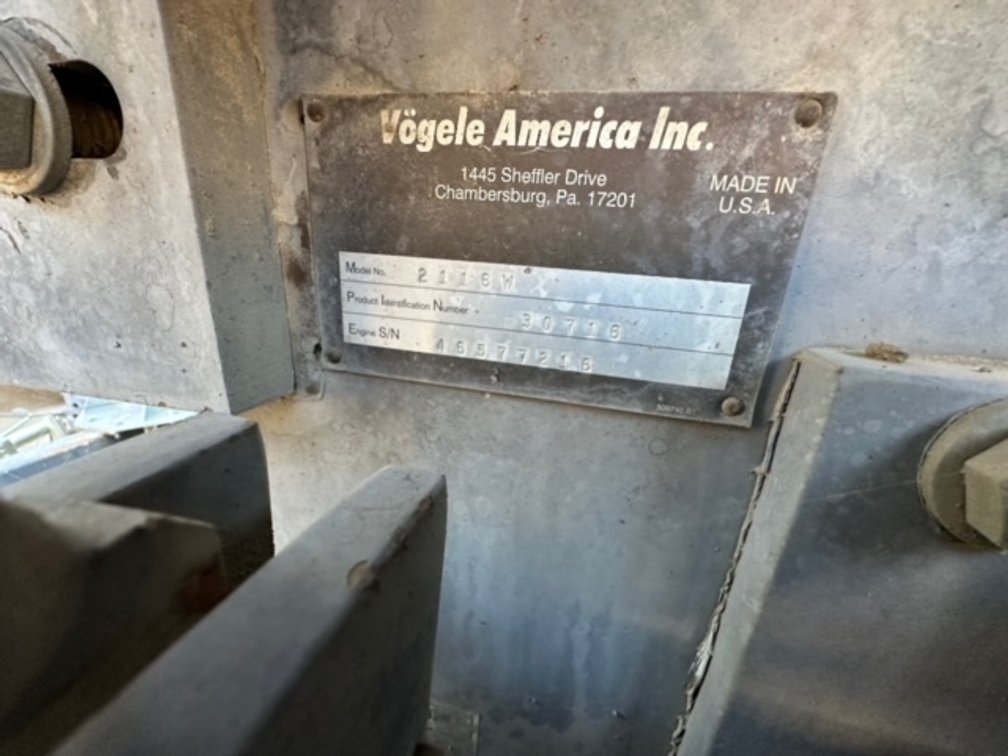 Image for Vogele 2116W
