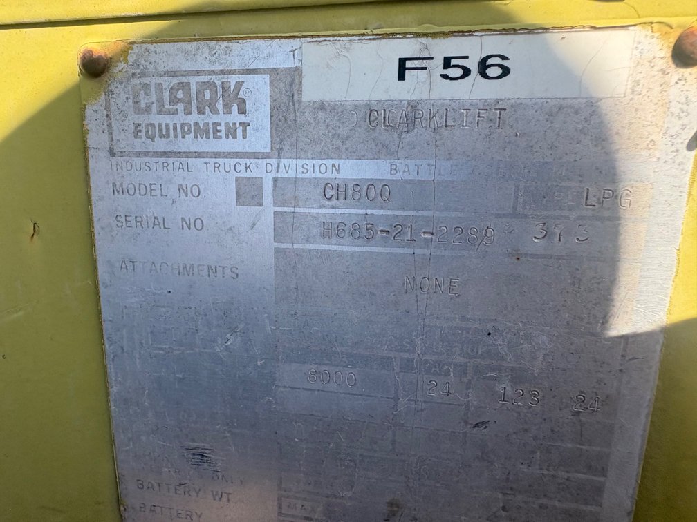 Image for Clark CH80Q LPG Forklift