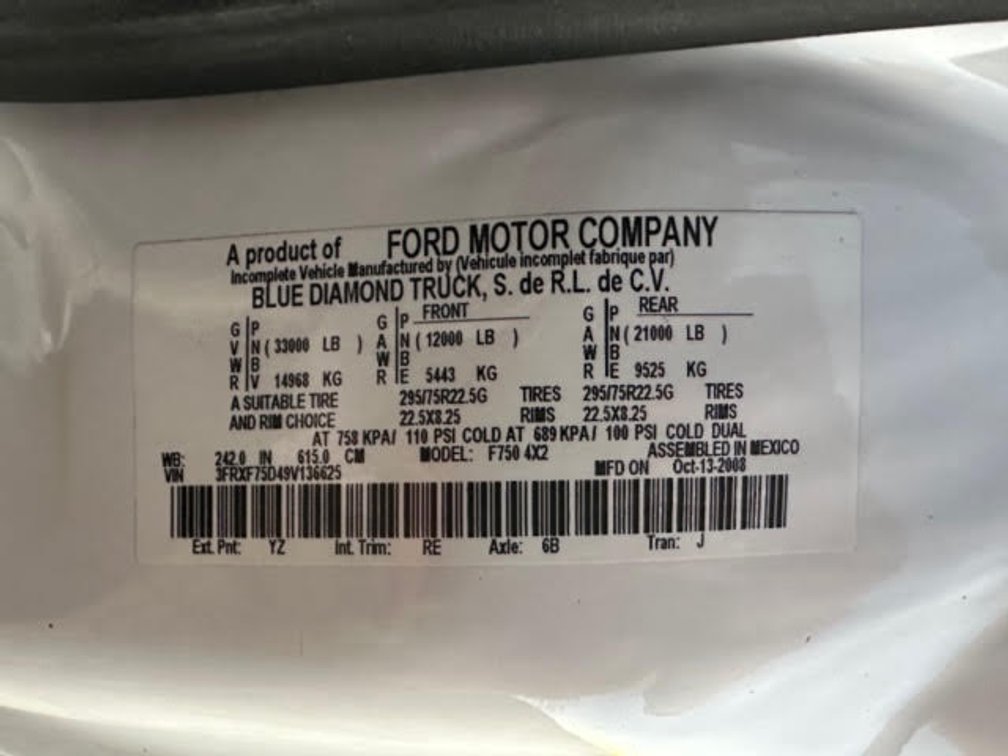 Image for 2009 Altec AC18-70B on 2009 Ford F750