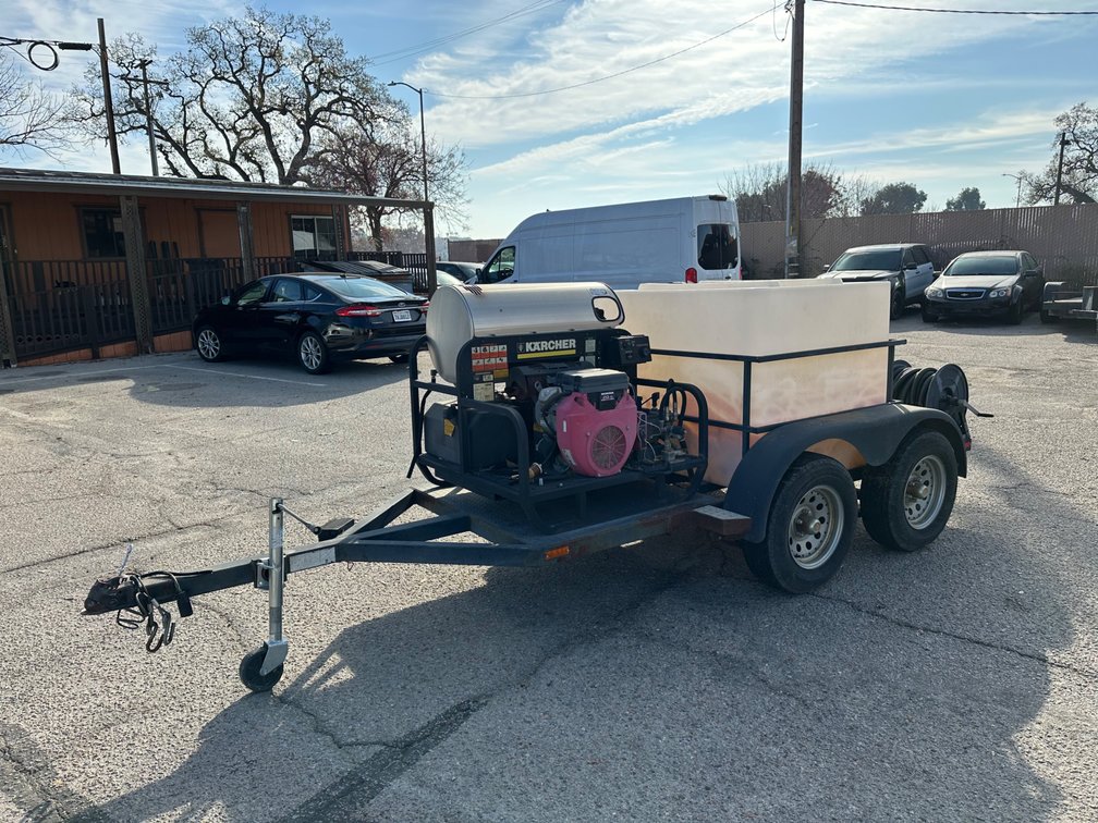 2007 Karcher Hot Pressure Washer T/A Trailer