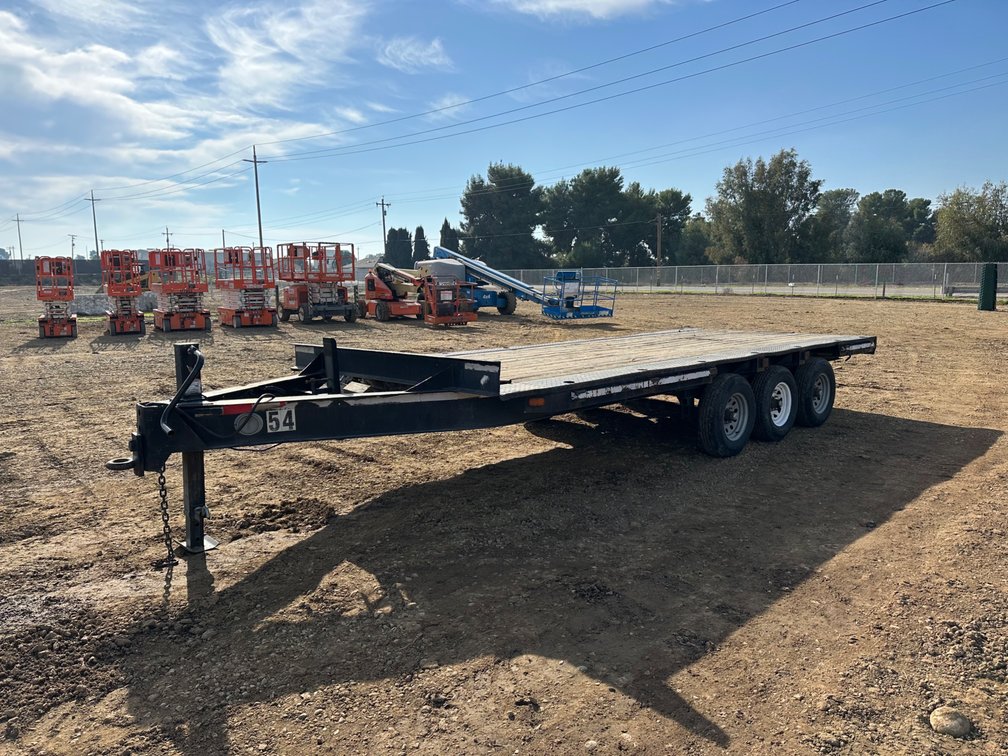 Custom Built Tri/A Flat Bed Trailer